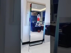 オリジナル フルHD 75インチ マジックミラー LCDディスプレイ キオスク インタラクティブ 仮想トレーナー